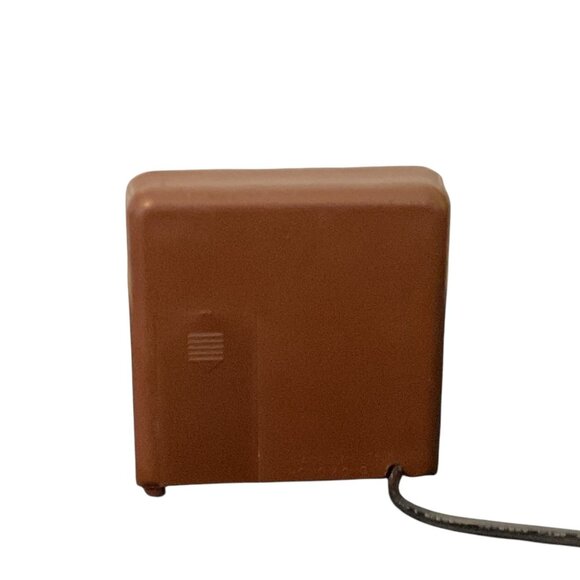 Vintage Cosmo Time Digital Alarm Clock Radio Brown & Gold Retro Design - Picture 5 of 11